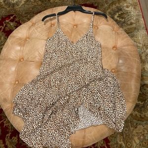 One Clothing Leopard Midi Dress Size S
